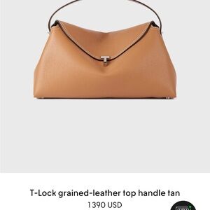 COPY - Toteme Brown Textured Leather Shoulder Bag